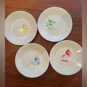 Corelle Mickey Mouse appetizer plates